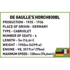 Cobi Klocki Klocki De Gaulles Horch830BL