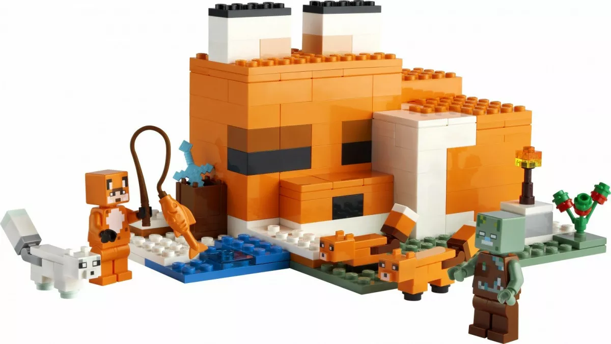LEGO Klocki Minecraft 21178 Siedlisko lisów