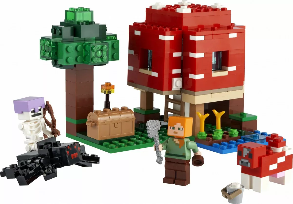 LEGO Klocki Minecraft 21179 Dom w grzybie