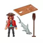 Zestaw figurek Special Plus 70598 Pirat z tratwą i rekinem młotem