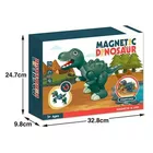 Klocki Dinozaur magnetyczny 7 elementów