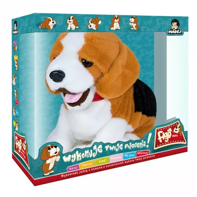 Maskotka interaktywna Figo Pies reagujący na komendy Beagle
