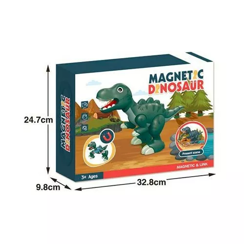 Madej Klocki Dinozaur magnetyczny 7 elementów
