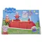 Hasbro Zestaw figurek Świnka Peppa Rodzinne czerwone auto
