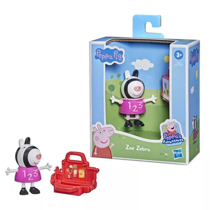 Figurka Świnka Peppa Zabawa z przyjaciółmi Zebra Zoe