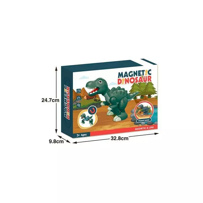 Klocki Dinozaur magnetyczny 7 elementów