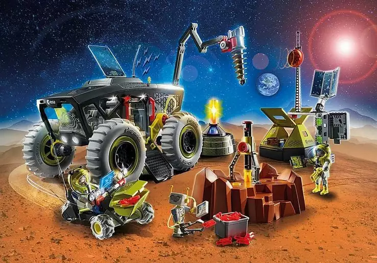 Playmobil Zestaw figurek Space 70888 Ekspedycja na Marsa z pojazdami