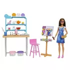 Lalka Barbie Pracownia artystyczna Zestaw