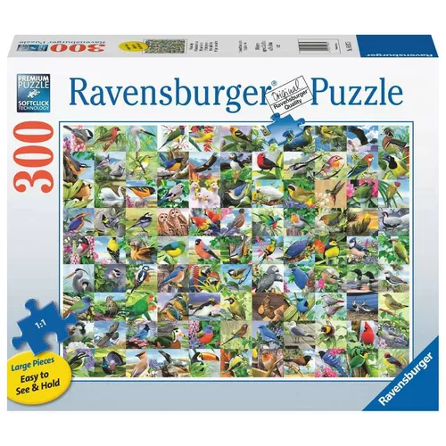 Ravensburger Polska Puzzle 2D Duży Format 99 zachwycających ptaków 300 elementów