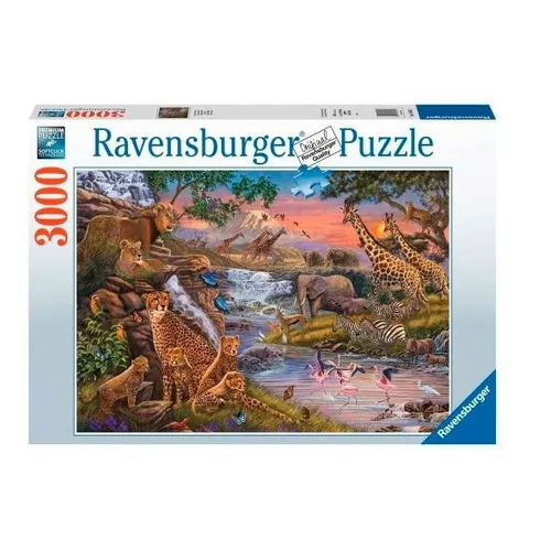 Ravensburger Polska Puzzle 3000 elementów Królestwo zwierząt