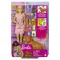 Mattel Lalka Barbie Narodziny piesków zestaw + lalka
