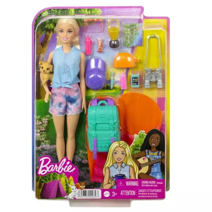 Lalka Barbie Kemping Barbie Malibu + akcesoria