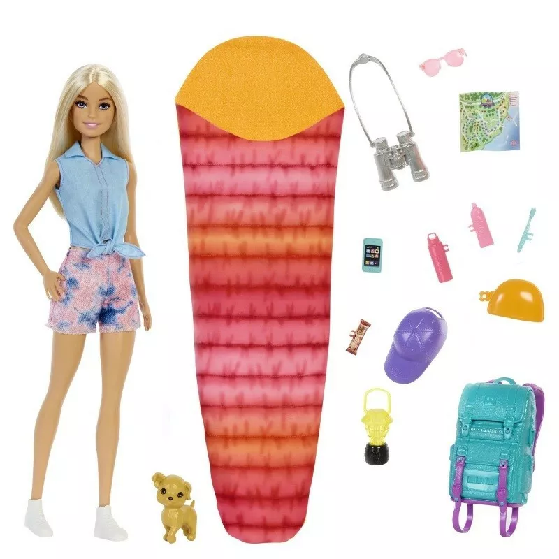 Mattel Lalka Barbie Kemping Barbie Malibu + akcesoria