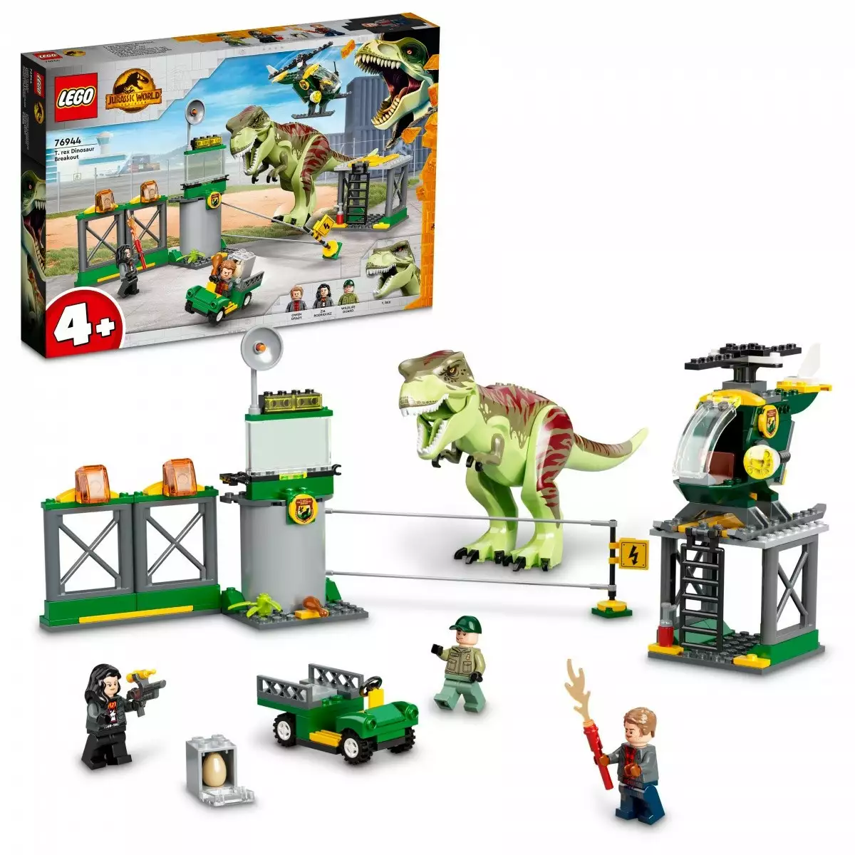 LEGO Klocki Jurassic World 76944 Ucieczka tyranozaura