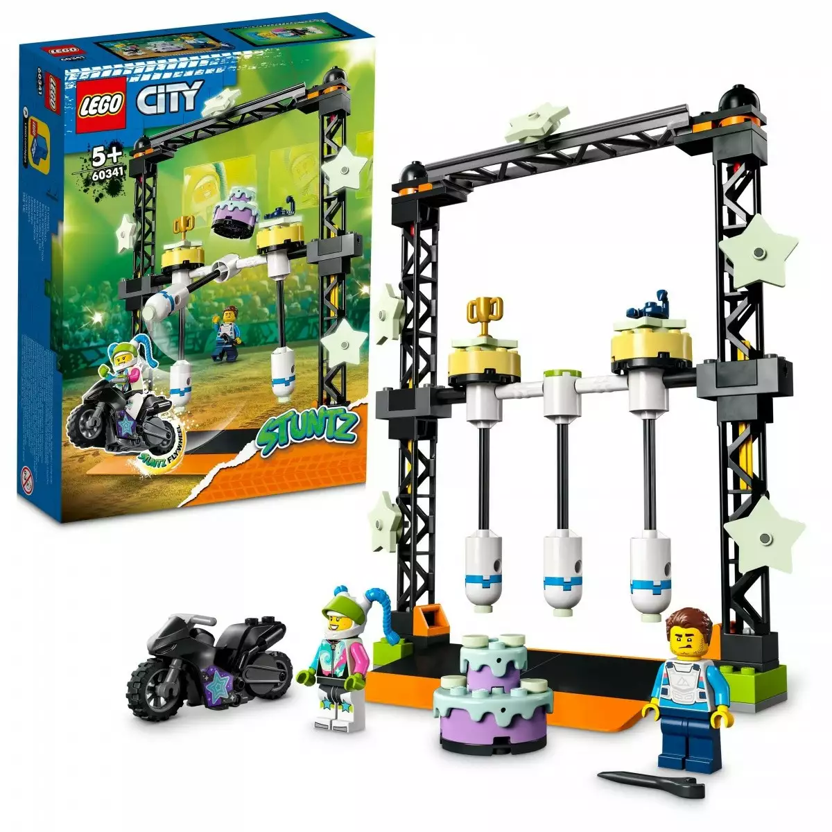 LEGO Klocki City 60341 Wyzwanie kaskaderskie: przewracanie