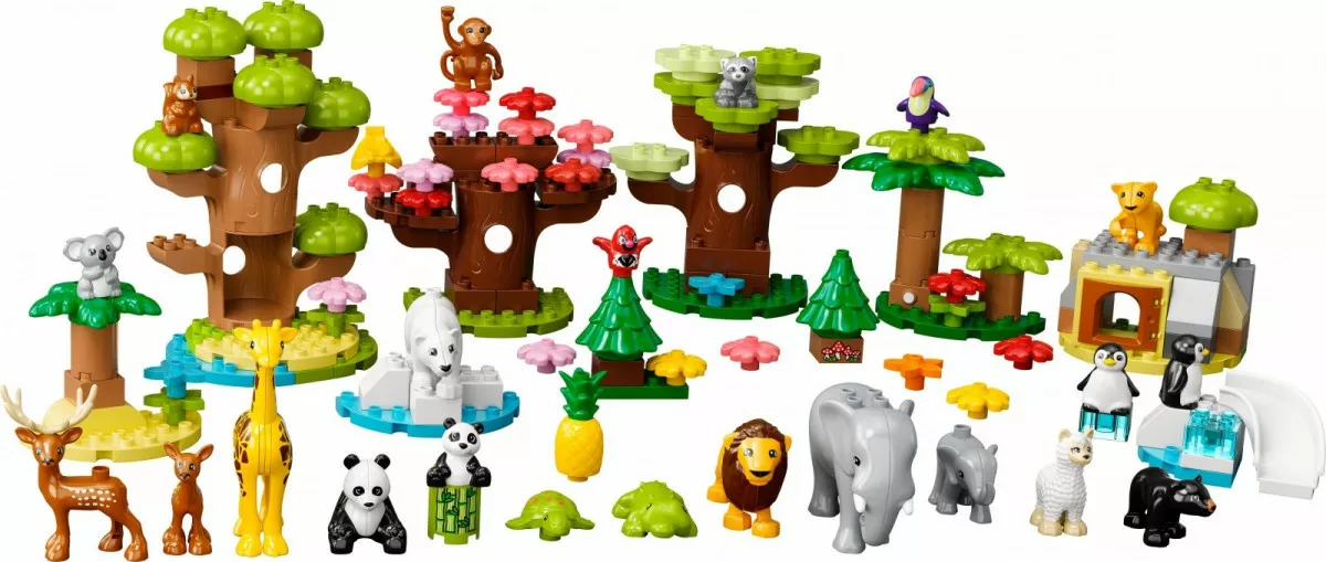 LEGO Klocki DUPLO 10975 Dzikie zwierzęta świata