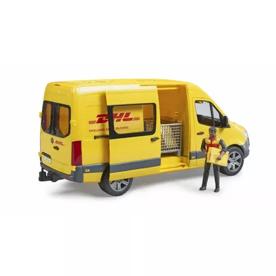 Bus MB Sprinter DHL z figurką i akcesoriami
