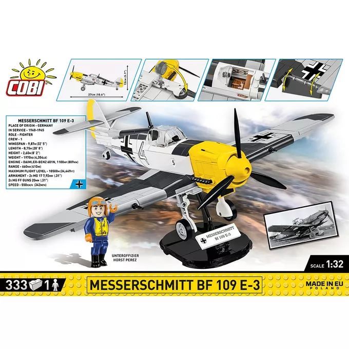Cobi Klocki Messerschmitt Bf 109 E-3