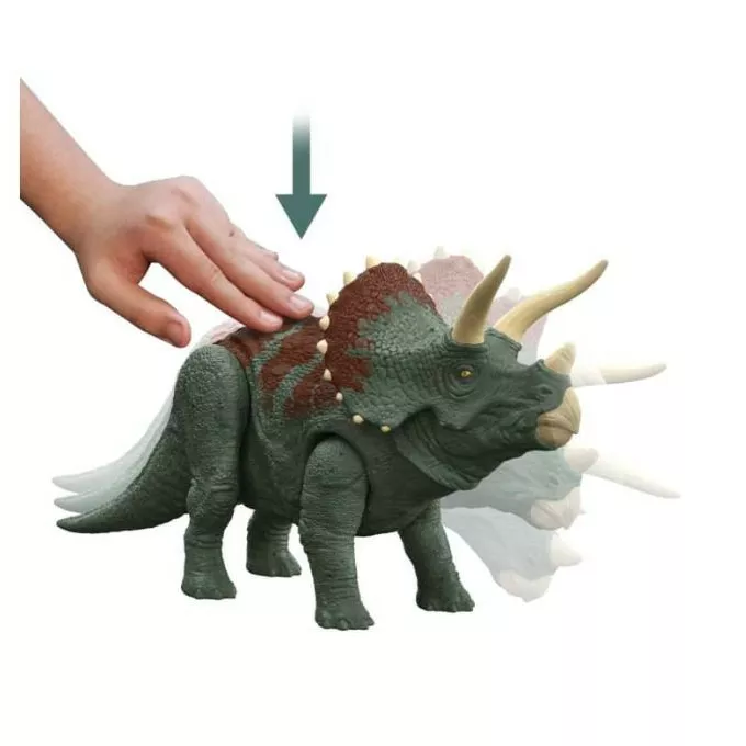 Figurka Jurassic World Triceratops Dziki ryk