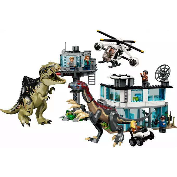Klocki Jurassic World 76949 Atak giganotozaura i terizinozaura