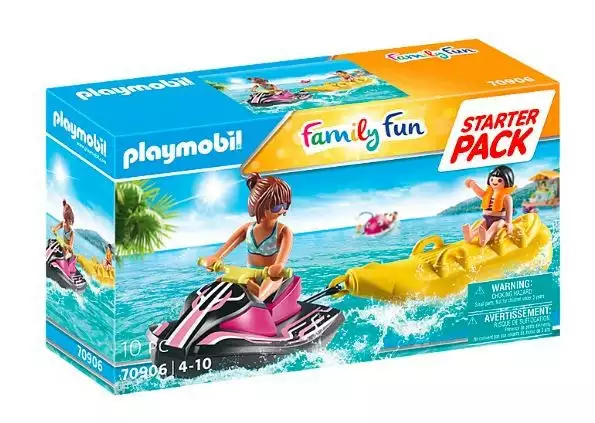Playmobil Zestaw Family Fun 70906 Starter Pack Skuter wodny z bananową łodzią