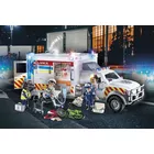 Playmobil Zestaw figurek City Action 70936 Ambulans pogotowia ratunkowego: US Ambulance