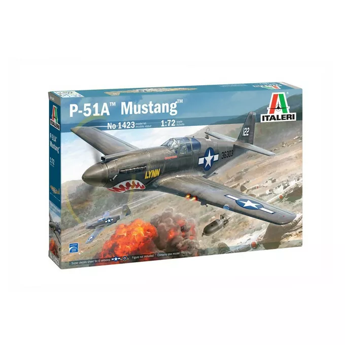 Italeri Model plastikowy P-51A Mustang 1/72