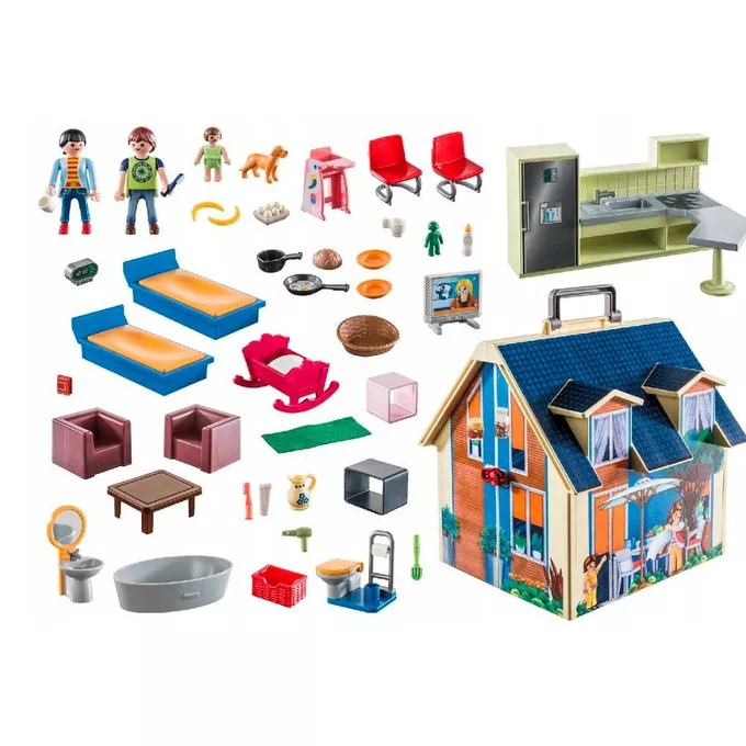 Playmobil Przenośny domek dla lalek Dollhouse 70985