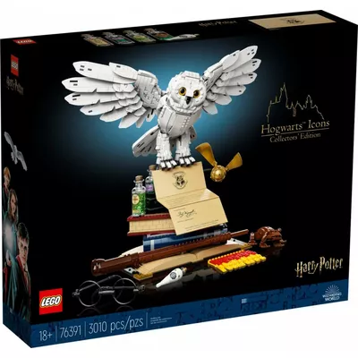 LEGO Klocki Harry Potter 76391 Ikony Hogwartu - Hedwiga  (edycja kolekcjonerska)