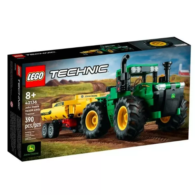 LEGO Klocki Technic 42136 Traktor John Deere 9620R 4WD