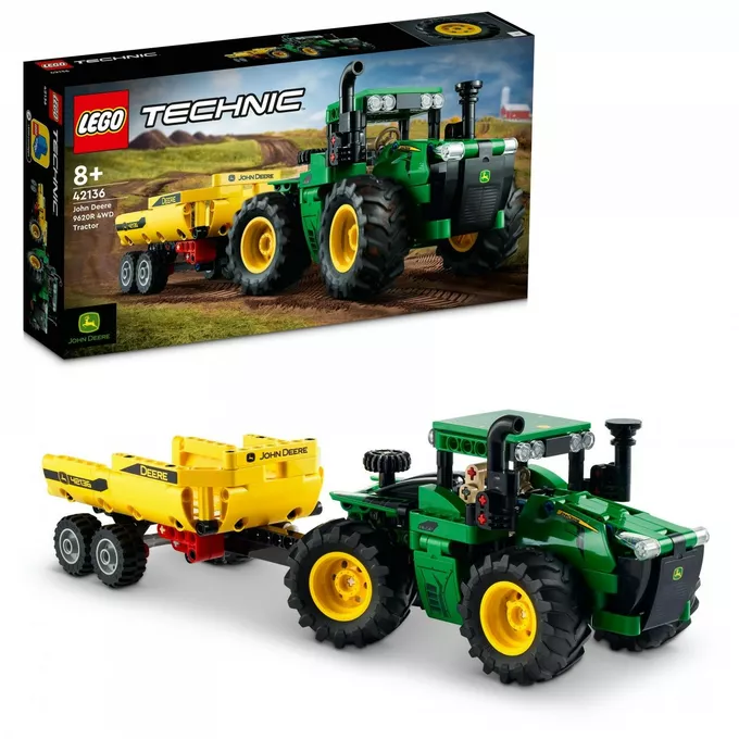 LEGO Klocki Technic 42136 Traktor John Deere 9620R 4WD