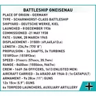 Cobi Klocki Klocki Historical Collection Battleship Gneisenau