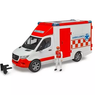 BRUDER Pojazd Mercedes-Benz Sprinter Ambulans z figurką i modułem
