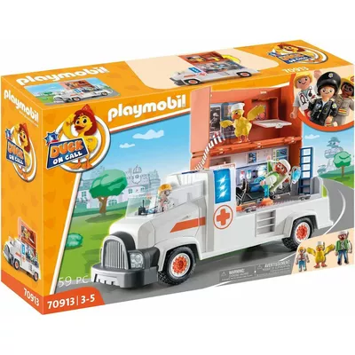 Playmobil Zestaw figurek DUCK ON CALL 70913 Pojazd pogotowia ratunkowego