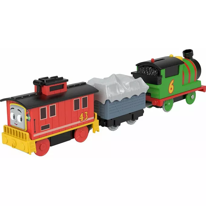 Fisher Price Pociąg Tomek i Przyjaciele Percy i Wózek Hamulcowy Bruno