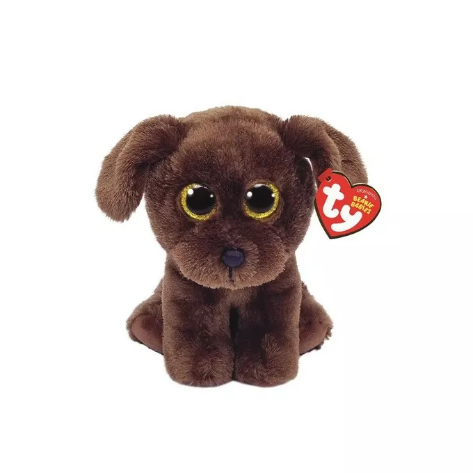 Meteor Maskotka Beanie Babies NUZZLE, 15 cm - brązowy pies