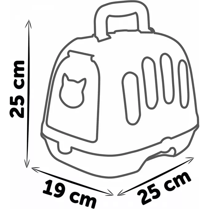 Smoby Zestaw weterynarza Kontener dla kota 2w1 + kot