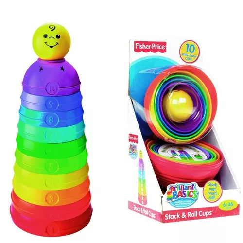Fisher Price Okrągłe Kubeczki do ustawiania