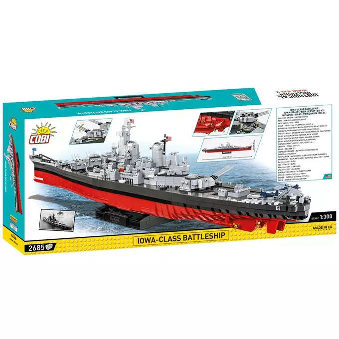 Cobi Klocki Iowa-Class Battleship (4 in1) - Executive Edition