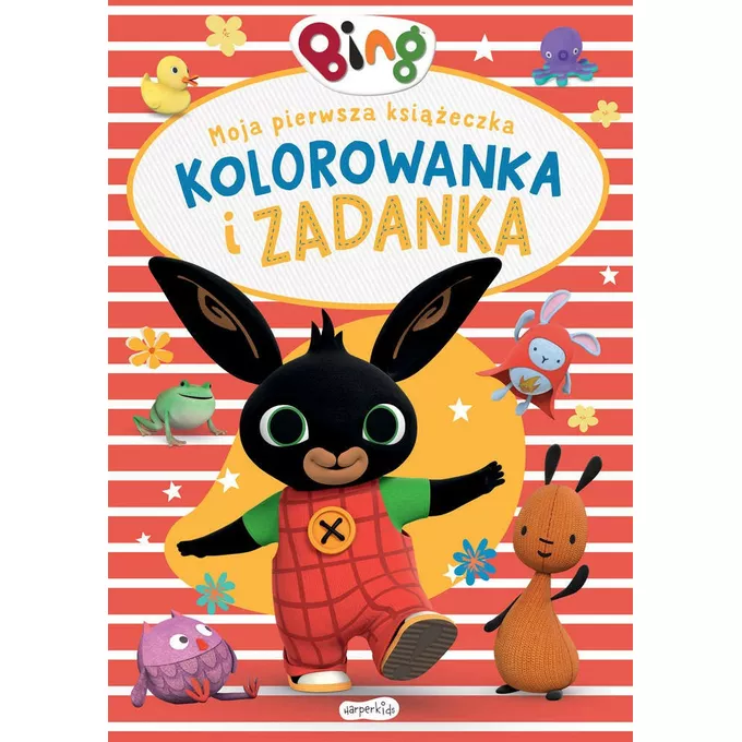 Harper Collins Książeczka Bing. Moja pierwsza książeczka. Kolorowanka i zadanka