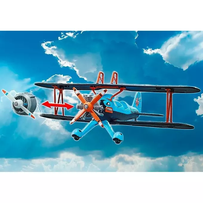 Playmobil Zestaw figurek Stunt Show 70831 Lotniczy pokaz kaskaderski: Samolot dwupłatowy &quot;Feniks&quot;