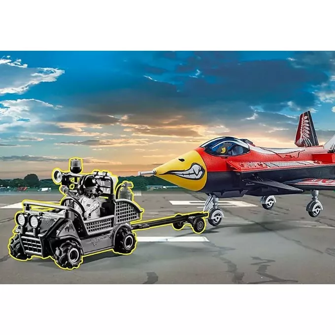 Playmobil Zestaw figurek Stunt Show 70832 Lotniczy pokaz kaskaderski: Odrzutowiec &quot;Orzeł&quot;