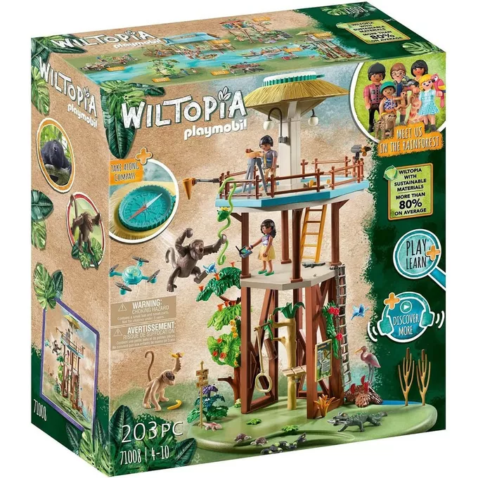 Playmobil Zestaw figurek Wiltopia 71008 Wieża badawcza z kompasem