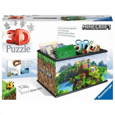 Ravensburger Polska Puzzle 216 elementów 3D Szkatułka Minecraft