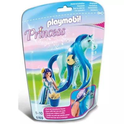 Playmobil Zestaw figurek Princess 6169 Konik do czesania Luna