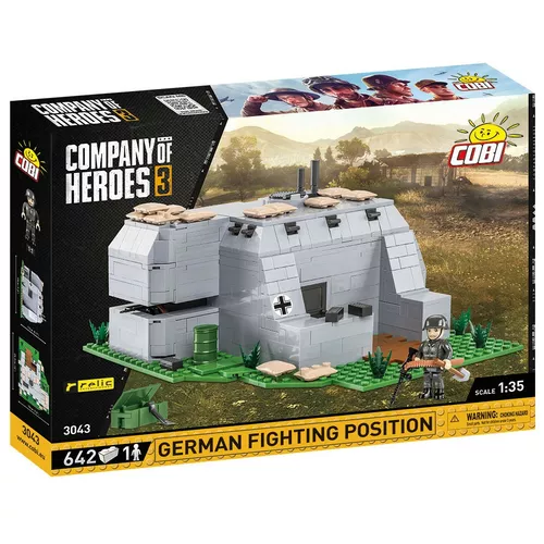 Cobi Klocki Klocki Company of Heroes 3 Niemiecka pozycja bojowa