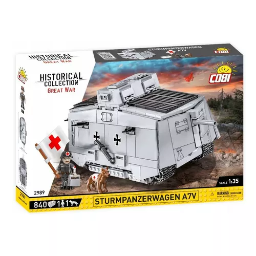 Cobi Klocki Klocki HC Great War Sturmpanzerwagen A7V 840 elementów