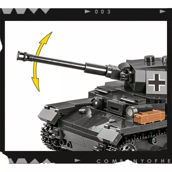 Cobi Klocki Klocki Company of Heroes 3 Panzer IV Ausf. G