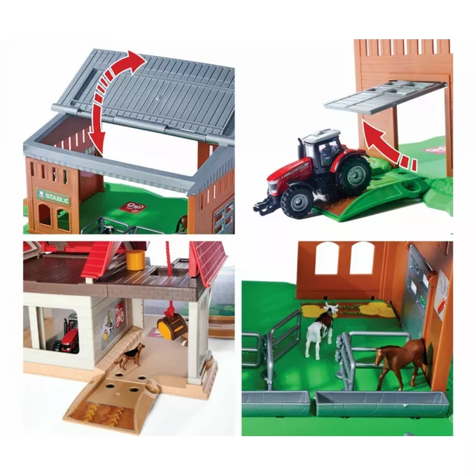 Dickie Zestaw figurek Majorette Creatix Farma + 1 pojazd