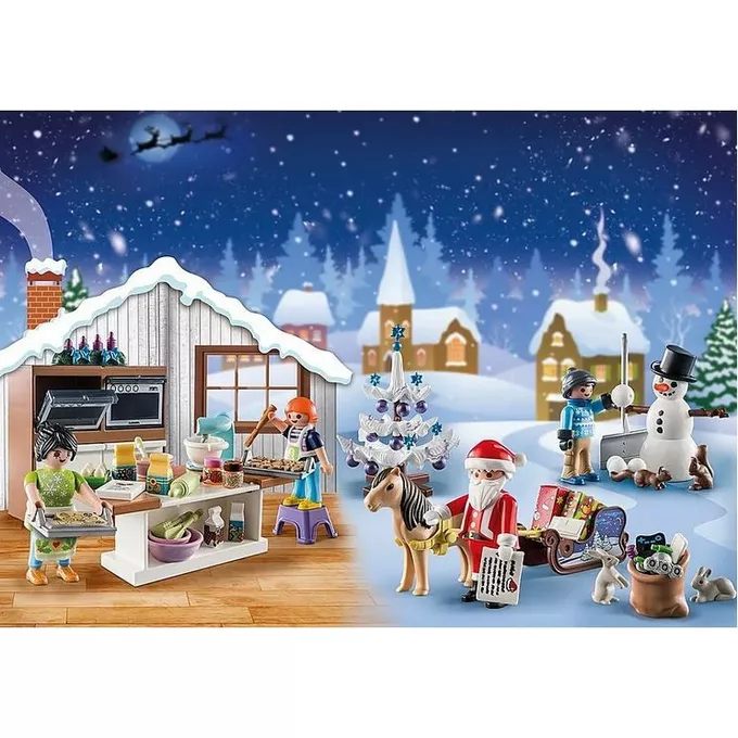 Playmobil Zestaw z figurkami Christmas 71088 Kalendarz adwentowy Świąteczne wypieki